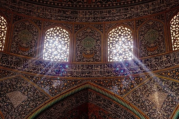 Light streaming into mosque