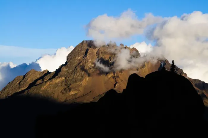 Framed Print : The Last Light of Sunset Reaches the Tip of Mawenzi Peak Framed Print : The Last Light of Sunset Reaches the Tip of Mawenzi Peak
