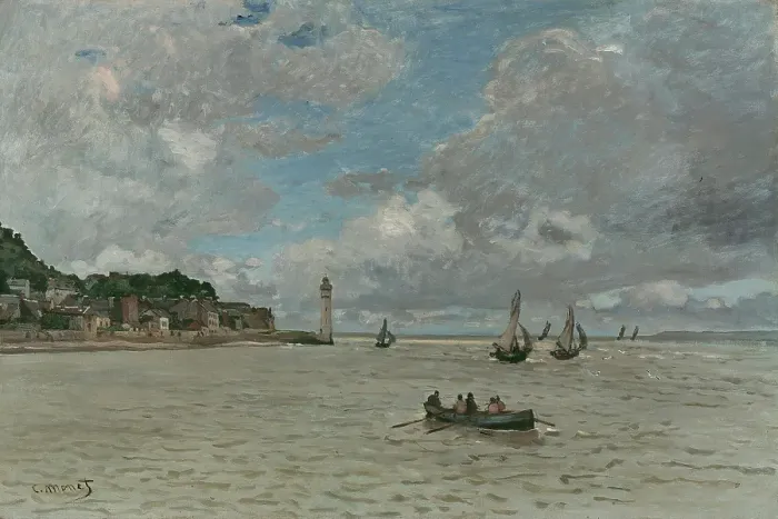 Framed Print : The Lighthouse Of Honfleur Framed Print : The Lighthouse Of Honfleur