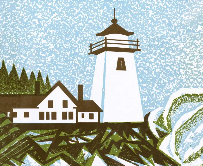 Framed Print : Lighthouse and House Framed Print : Lighthouse and House