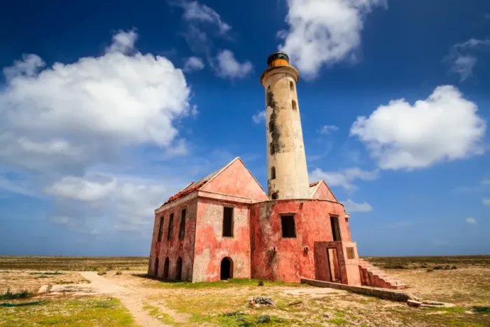 Framed Print : Lighthouse on the Island of Klein Curacao Framed Print : Lighthouse on the Island of Klein Curacao