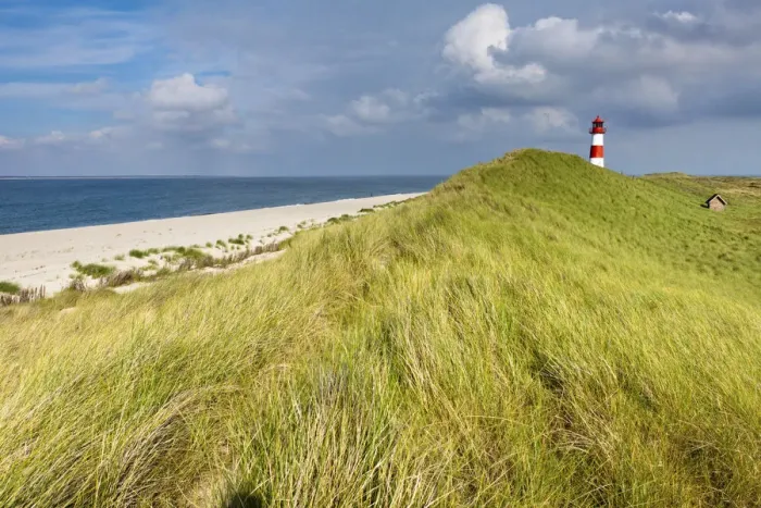 Framed Print : Lighthouse of List Ost on the Sylt peninsula of Ellenbogen, Sylt, North Frisia, Schleswig-Holstein, Germany, Europe, PublicGround Framed Print : Lighthouse of List Ost on the Sylt peninsula of Ellenbogen, Sylt, North Frisia, Schleswig-Holstein, Germany, Europe, PublicGround