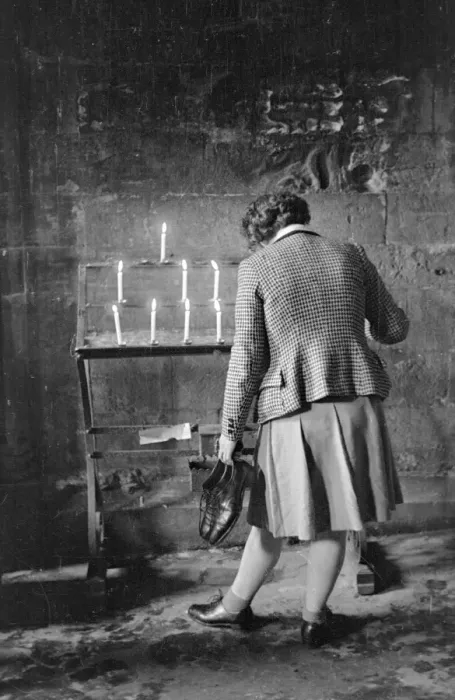Framed Print : Lighting Candles