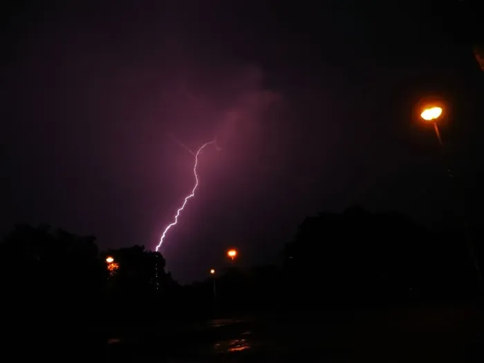 Framed Print : Lightning. An warm humid evening Princep Ghat kolkata suddenly turned into thunderstorm