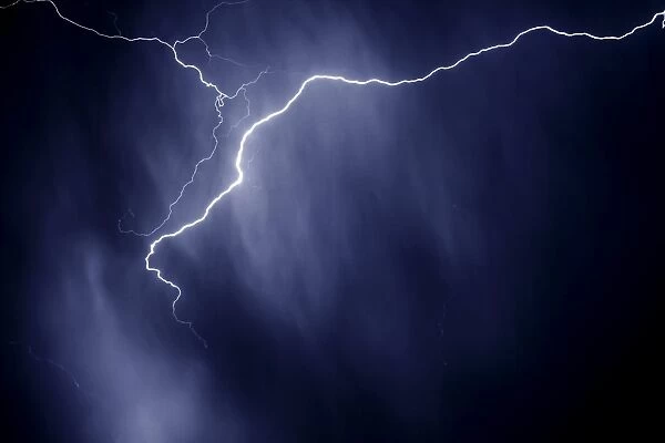 Lightning, thunderstorm, Germany
