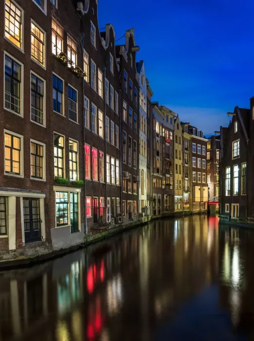 Framed Print : Lights of Amsterdam Framed Print : Lights of Amsterdam