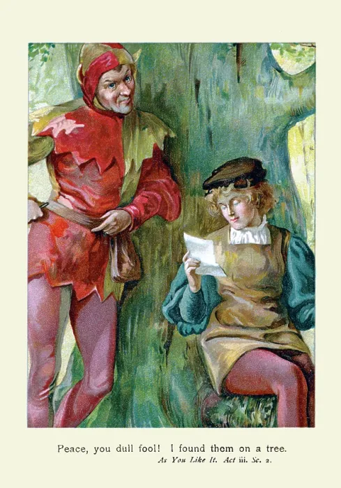 Framed Print : As You Like It, Act iii sc. 2 Framed Print : As You Like It, Act iii sc. 2