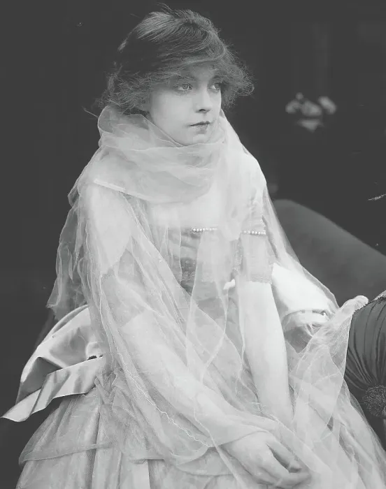 Framed Print : Lillian Gish in Tulle Veil Dress Framed Print : Lillian Gish in Tulle Veil Dress