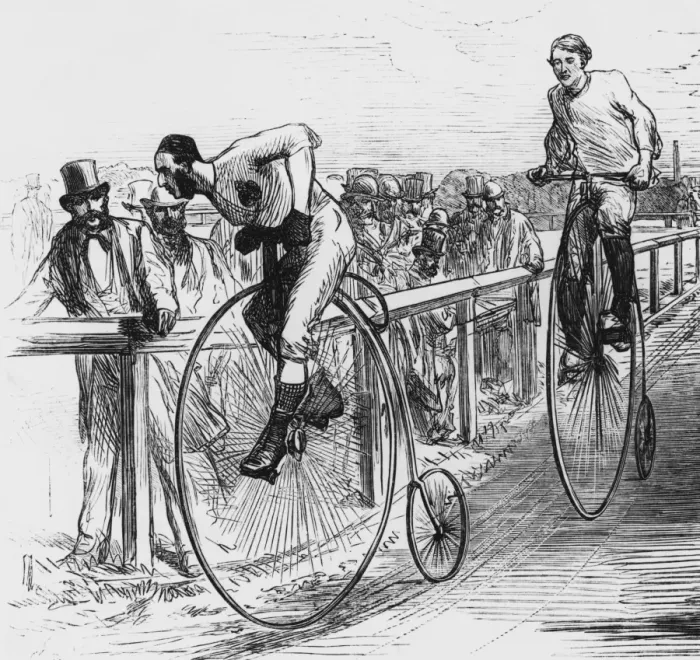 Framed Print : Lillie Bridge Cycling Framed Print : Lillie Bridge Cycling