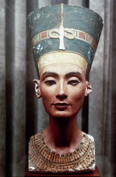 Framed Print : Limestone Bust of Queen Nefertiti Framed Print : Limestone Bust of Queen Nefertiti