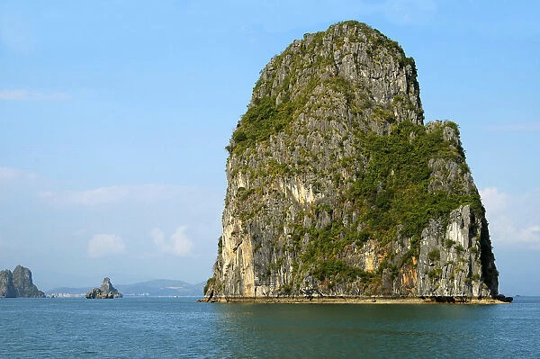 Limestone monolithic island of Halong Bay, UNESCO world heritage, Vietnam