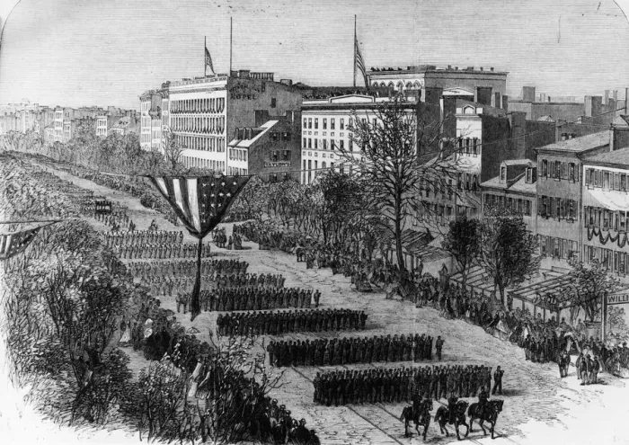 Framed Print : Lincolns Funeral Framed Print : Lincolns Funeral