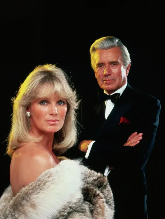 : Linda Evans and John Forsythe : Linda Evans and John Forsythe