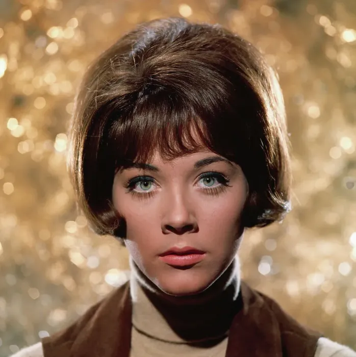Framed Print : Linda Thorson in a Serious Pose