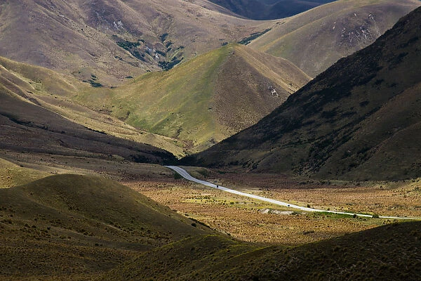 Lindis Pass of South Island, New Zealand
