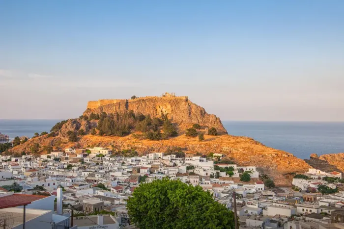 Framed Print : Lindos Rhodos