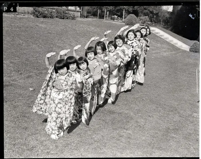 Framed Print : Line of Children Rehearse Traditional Dance Framed Print : Line of Children Rehearse Traditional Dance