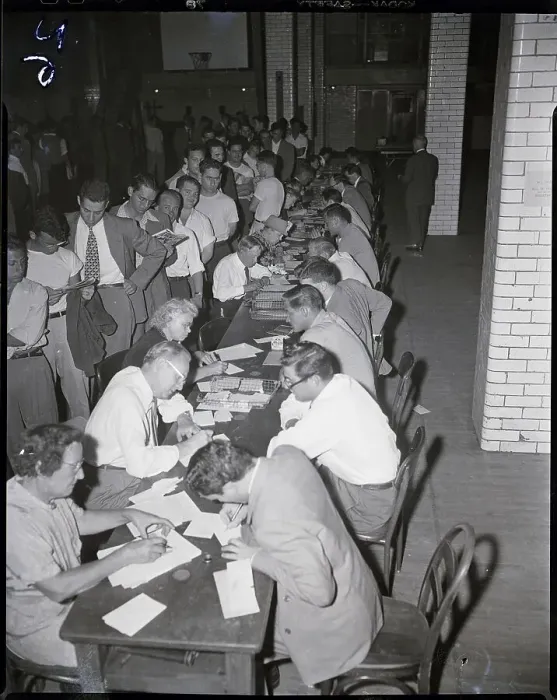 Framed Print : Line Of Students Register For The Draft Framed Print : Line Of Students Register For The Draft