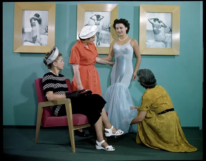Framed Print : LINGERIE FASHION AND DESIGNERS