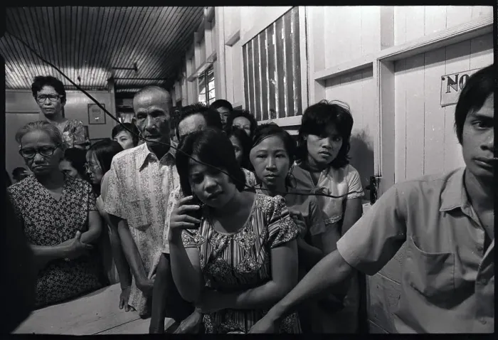 Framed Print : Lining up to See a Faith Healer Framed Print : Lining up to See a Faith Healer