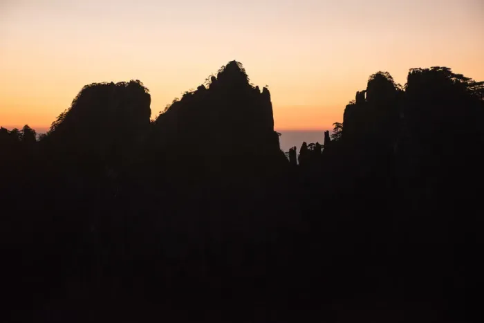 Framed Print : lion peak view point, Huangshan (Yellow Mountains), Eastern China