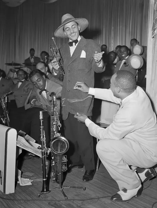 Framed Print : Lionel Hampton's Trumpeter in a Zoot Suit Framed Print : Lionel Hampton's Trumpeter in a Zoot Suit