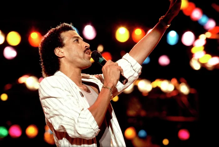 Framed Print : Lionel Richie On Stage At Live Aid Framed Print : Lionel Richie On Stage At Live Aid