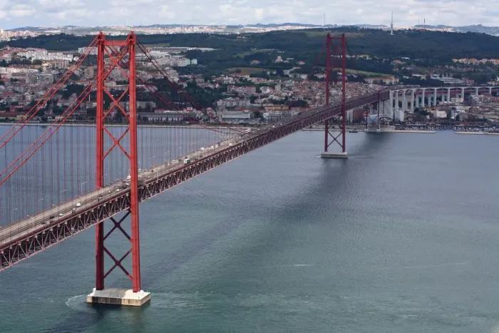 Framed Print : Lisbon Bridge