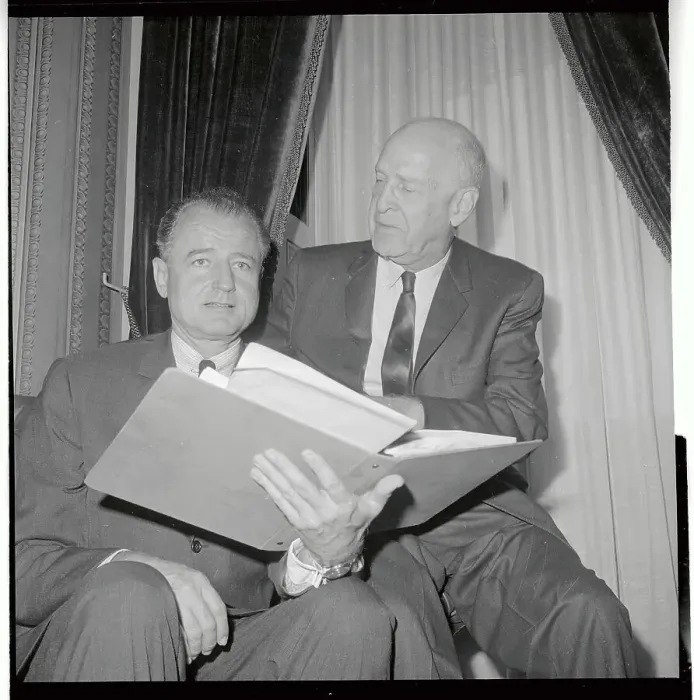Framed Print : Lister Hill with George A. Smathers Framed Print : Lister Hill with George A. Smathers