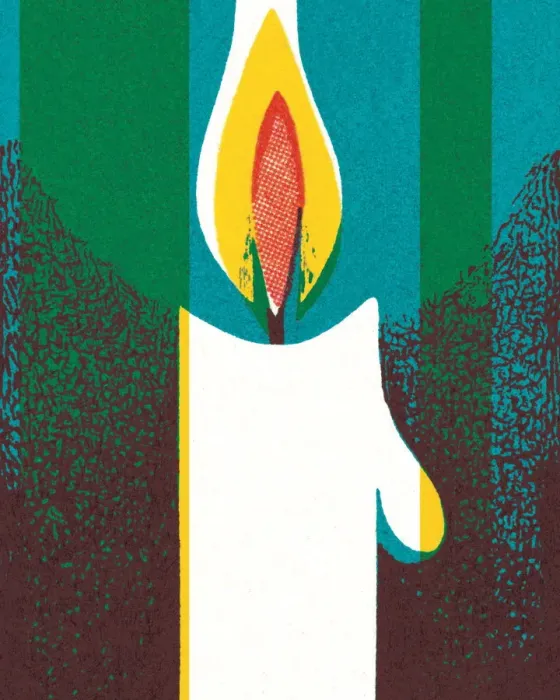 Framed Print : Lit candle Framed Print : Lit candle