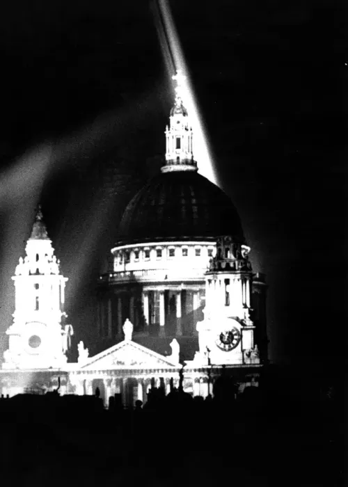Framed Print : Lit By Searchlight