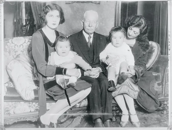 Framed Print : Lita Grey Chaplin Posing with Family Members