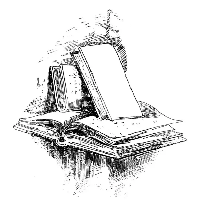 Framed Print : Literature motives Framed Print : Literature motives