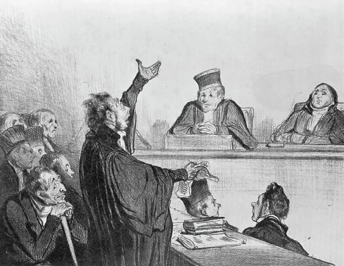 Framed Print : Lithograph Of Court Room Scene Framed Print : Lithograph Of Court Room Scene