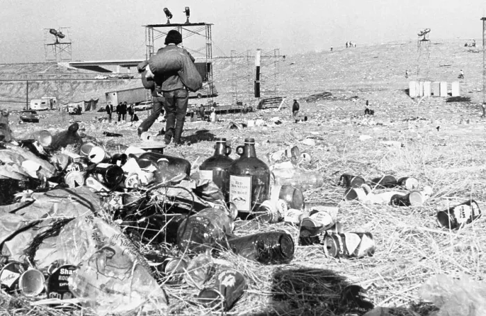 Framed Print : Litter On The Ground At Altamont Speedway Framed Print : Litter On The Ground At Altamont Speedway