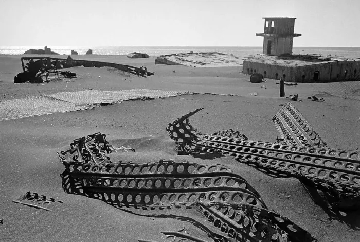 Framed Print : Litter Remaining From Iwo Jima Assault Framed Print : Litter Remaining From Iwo Jima Assault