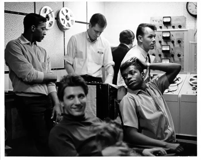 Framed Print : Little Anthony & The Imperials At Bell Sound Studios