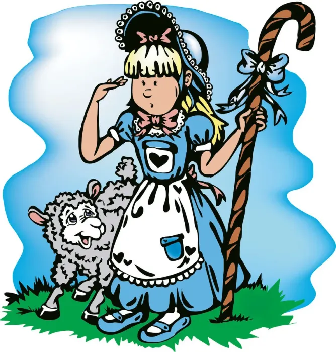 Framed Print : Little Bo Peep Framed Print : Little Bo Peep