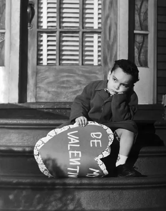 Framed Print : Little Boy Trying to Deliver Valentine Framed Print : Little Boy Trying to Deliver Valentine