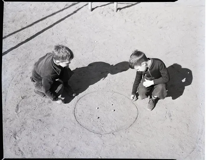 Framed Print : Little Boys Playing Marbles Framed Print : Little Boys Playing Marbles