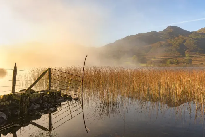 Framed Print : Little Langdale tarn autumn reflections, Lake District, UK Framed Print : Little Langdale tarn autumn reflections, Lake District, UK