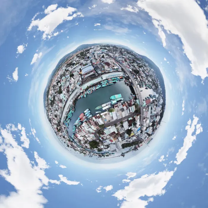Framed Print : Little Planet of Duong Dong Market, Phu Quoc Island, Vietnam Framed Print : Little Planet of Duong Dong Market, Phu Quoc Island, Vietnam