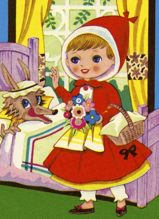 Framed Print : Little Red Riding Hood Framed Print : Little Red Riding Hood