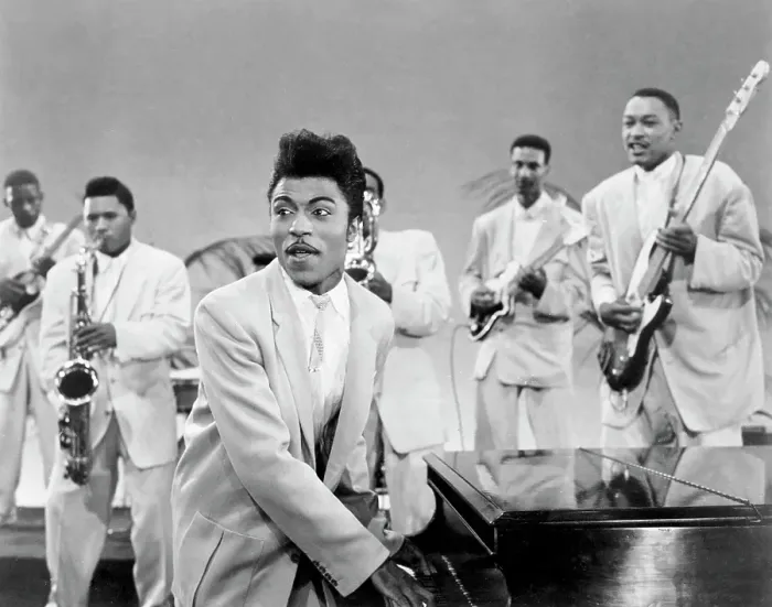 Framed Print : Little Richard Performing With His Band Framed Print : Little Richard Performing With His Band