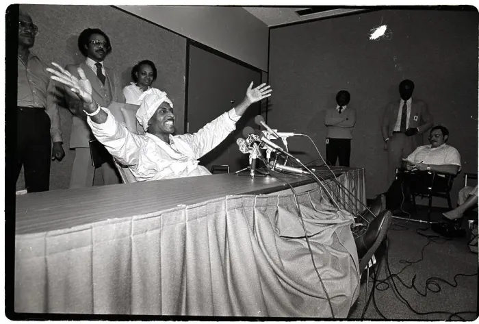 Framed Print : Little Richard at Press Conference Framed Print : Little Richard at Press Conference