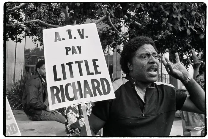 Framed Print : Little Richard Stages Protest Framed Print : Little Richard Stages Protest