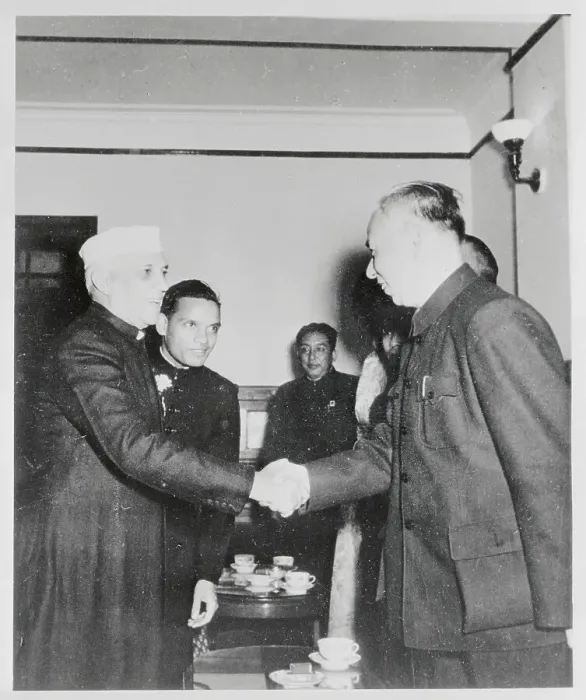 Framed Print : Liu Shao-chi Greeting Sri Jawaharlal Nehru Framed Print : Liu Shao-chi Greeting Sri Jawaharlal Nehru