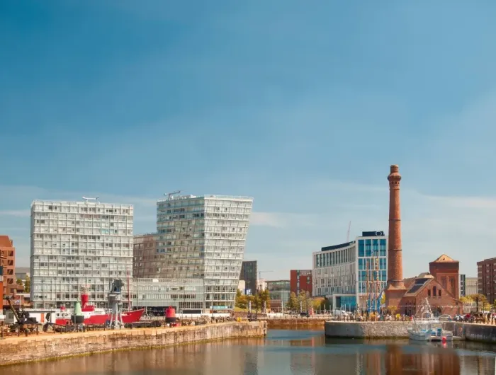 Framed Print : Liverpool, Albert Dock and port Framed Print : Liverpool, Albert Dock and port