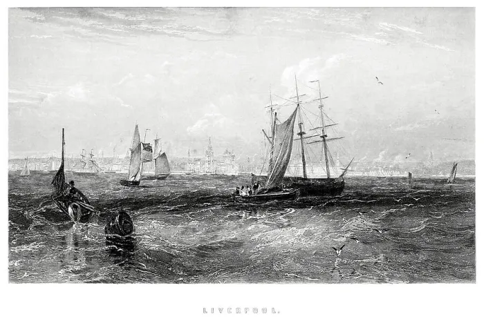 Framed Print : Liverpool from the Sea Framed Print : Liverpool from the Sea