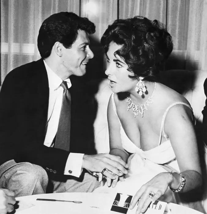 Framed Print : Liz Taylor and Eddie Fisher Holding Hands Framed Print : Liz Taylor and Eddie Fisher Holding Hands